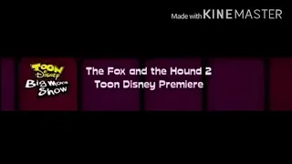 Toon Disney's Big Movie Show The Fox And The Hound 2 Premiere Banner Promo (November 12, 2007)