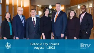 Bellevue City Council Meeting - August 1, 2022