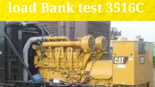 2.2MW caterpillar 3516C diesel engine overhaul after load bank test, running at 25% load🛠⚒🛠🛠🛠🛠🪛