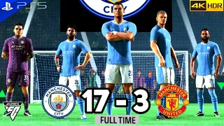 FC 24 Volta - Messi, Ronaldo, Haaland, Neymar All Stars | Manchester City Vs Manchester United - PS5