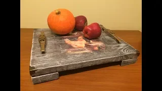 Поднос в деревенском стиле. Tray. DIY.