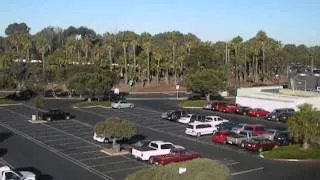 Arial panoramic of SeaWorld Californa Parking lot