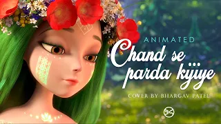 Chand Se Parda Kijiye New Animated version | Mavka and Jack Frost Lovestory | brightpxel