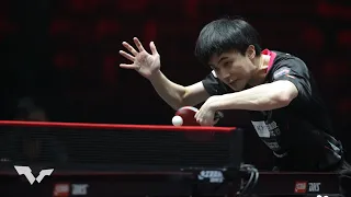 Lin yun ju's backhand flick Slow Motion (Best angle)