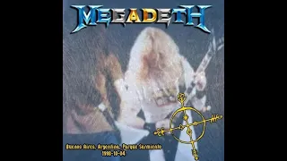 Megadeth Live in Buenos Aires 1998 Full Show (Parque Sarmiento audio only)