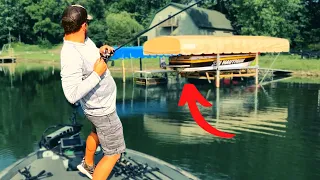 Catch The BIGGEST BASS In Your Lake With This DOCK FISHING TIP