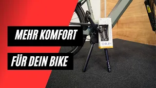 Komfort am E-Bike Verbessern // Parallelogramm Federsattelstütze