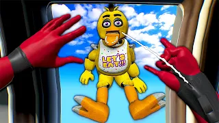 Throwing CHICA from FNAF Off a Plane - Boneworks VR Multiplayer