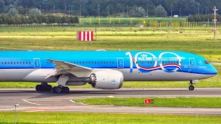 30 MINS LANDINGS & TAKEOFFS at AMS | 4K | Close Up Plane Spotting at Amsterdam Schiphol (2023)