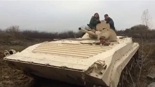 BMP 1 Tank Driving