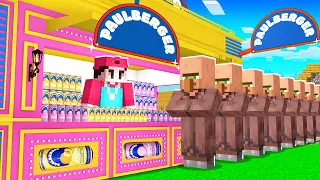 Ich ERÖFFNE einen PAULBERGER LIMO LADEN in Minecraft!