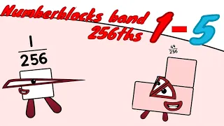 Ultimate - TEAM Numberblocks band 256ths (1-5) But Halves My Band Version (New 2024) Official