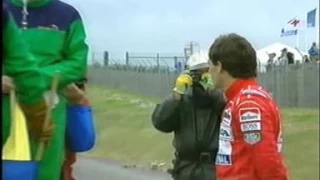 1992 MagnyCours Schumacher Senna accident