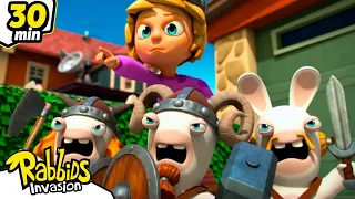 Rabbids Attack! | RABBIDS INVASION | 30 Min New compilation | Cartoon for kids