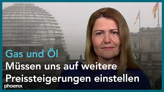 Gas- und Ölpreise: phoenix nachgefragt mit Cordula Tutt (Wirtschaftswoche) am 03.03.22