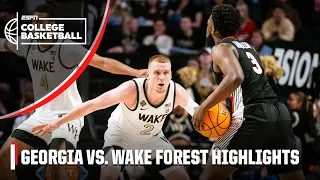 Georgia Bulldogs vs. Wake Forest Demon Deacons | Full Game Highlights | NIT