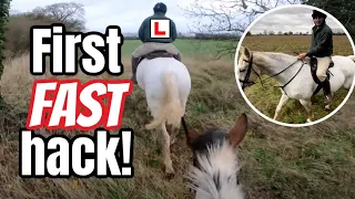 NON-HORSEY BOYFRIEND GOES HACKING! *fast*