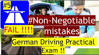 Episode -5 | Non-Negotiable mistakes | Major & Minor mistakes |  #drivinglicenseexam