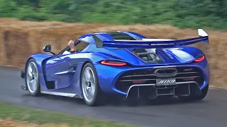 Koenigsegg Jesko - Engine Start Up, Accelerations, Fly By's and Brutal Sounds!