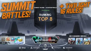 Summit Battes and Teams + Official Twilight Ranking Rules! || Eternal Evolution