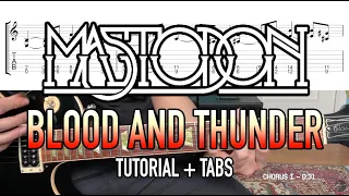 Blood and Thunder - Mastodon (Guitar Lesson + Tab)