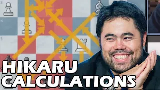 Hikaru Nakamura Insane 40+ moves calculation