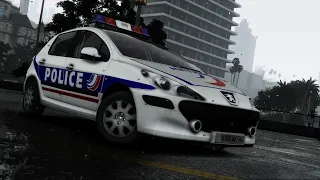 GTA V - Peugeot 307 Police nationale