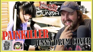 I Would Pay to See This Live!! |【 JUNNA 】Painkiller / Judas Priest - Drum cover | REACTION