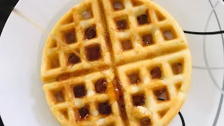 Soft & fluffy waffle’s recipe || simple ingredients || flour & eggs || Delicious, Quick & Easy meal