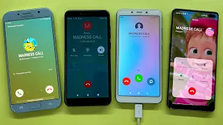 Xiaomi Mi 6A Vs DEXP BL-155 Incoming Call / Outgoing Call Samsung Galaxy S10+ and Samsung A7 2017