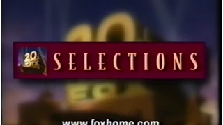 Twentieth Century Fox Selections (1997) Promo (VHS Capture)