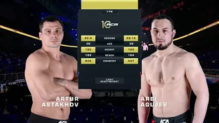 Артур Астахов vs. Арби Агуев | Artur Astakhov vs. Arbi Agujev | ACA 176