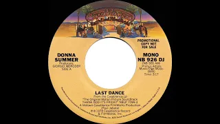 1978 Donna Summer - Last Dance (mono radio promo 45)