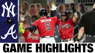 Freddie Freeman's home run lifts Braves | Yankees-Braves Game Highlights 8/26/20