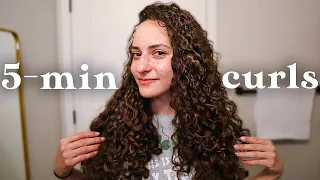 Easy 5-Minute Styling Routine For Curly Hair | (Beginner-Friendly!)