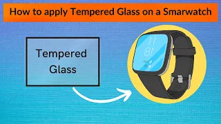 Apply Tempered Glass on a Smartwatch 👨‍🏭 #shorts #trending #viral #tech #smartwatch #whatsappstatus