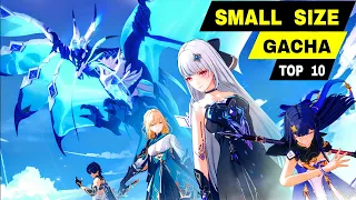 Top 10 Best GACHA SMALL SIZE Games RPG for Low End Phone Android & iOS