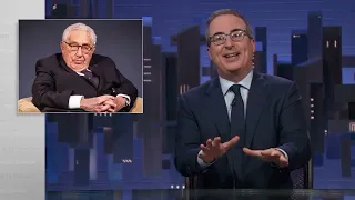 John Oliver Reaction to Henry Kissinger Death