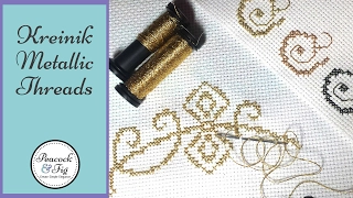 Kreinik metallic threads -- metallic floss for cross stitch and embroidery