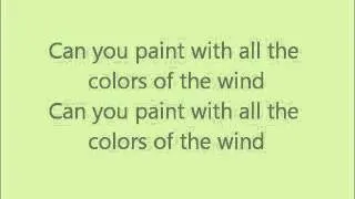 colors of the wind-vanessa williams.wmv