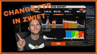 Zwift For Beginners: How to change your FTP in Zwift