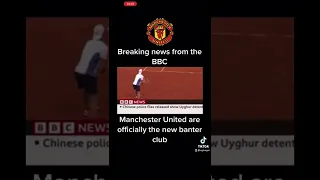 BBC apologises after "Manchester United are rubbish" appears on screen during news broadcast #shorts