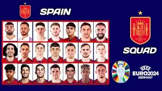 SPAIN SQUAD EURO 2024 - UEFA EURO 2024 GERMANY