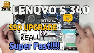 Lenovo ideaPad S340 M.2 SSD Upgrade - HDD to M.2 SSD