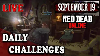 RDR2 Daily Challenges 9/19 and Madam Nazar (19 September)🔥RDR2 Daily Challenges Live