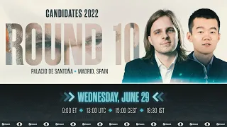 FIDE Candidates 2022 | Round 10 | Live Commentary with Judit Polgar & Jan Gustafsson