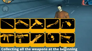 GTA 3 Collecting all the hidden weapons during the first mission