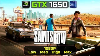 GTX 1650 | Saints Row | 1080P All Settings