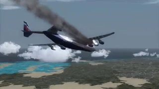 ANTONOV AN225 Engine Fire landing in Karachi Pakistan