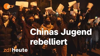 Corona-Proteste in Peking: Junge Chinesen wollen Freiheit statt Corona-Tests I auslandsjournal